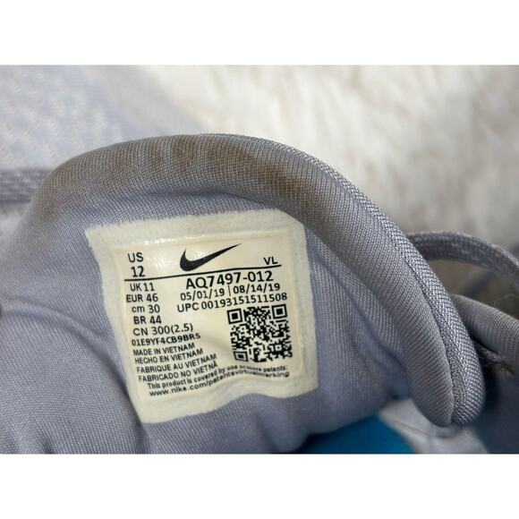 Nike Zoom Winflo 6 Shoes Mens Size 12 Gray Blue Running Sneakers AQ7497-012 - Picture 4 of 9